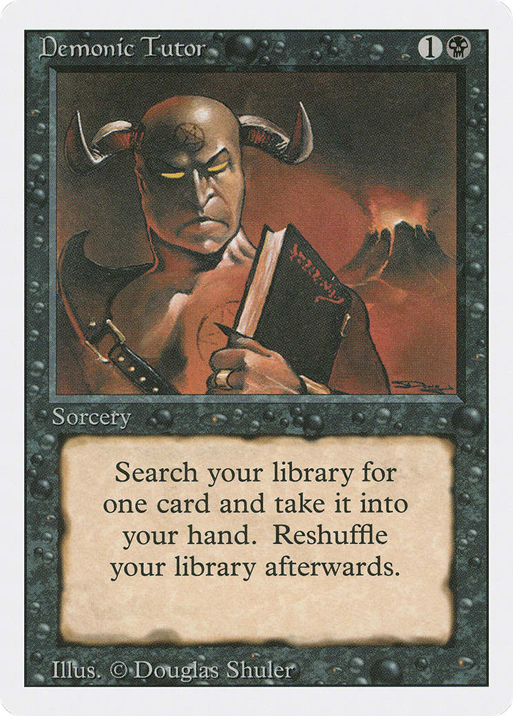 Demonic Tutor - Revised Edition (3ED)