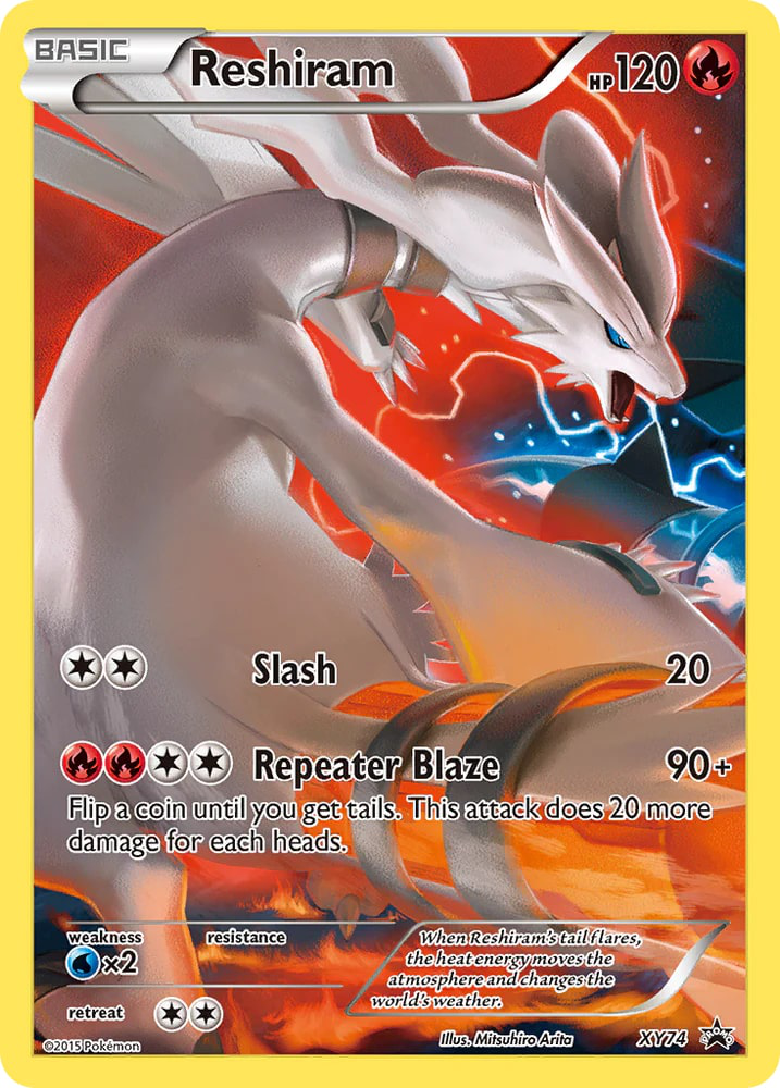 Reshiram (Full Art Promo) - XY Promos (PR)