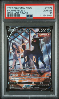 Umbreon V TG22/TG30 Trainer Gallery Brilliant Stars - 2022 Pokemon - PSA 10
