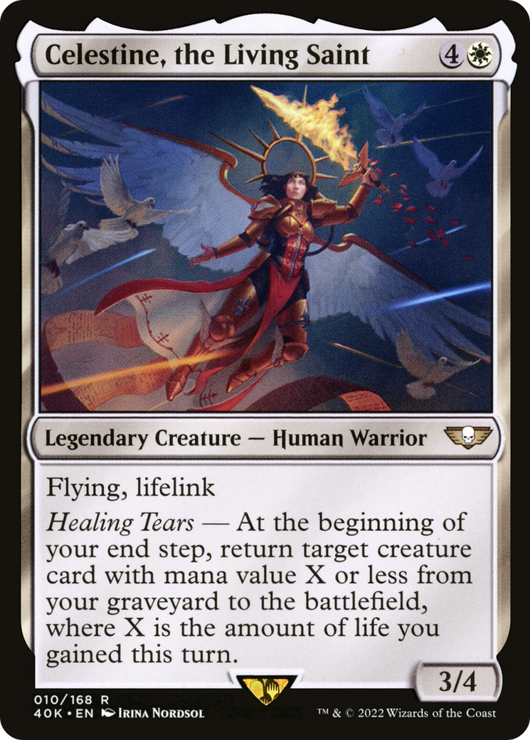 Celestine, the Living Saint - Universes Beyond: Warhammer 40,000 (40K)