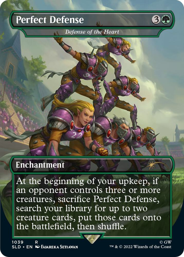 Perfect Defense - Defense of the Heart (Borderless) - Secret Lair Drop Series (SLD)