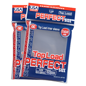 KMC TopLoad Perfect Size (100 Standard Size Sleeves)