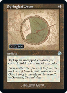 Springleaf Drum (Schematic) (Serial Numbered) - The Brothers' War: Retro Frame Artifacts (BRR)