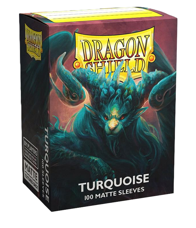 Dragon Shield Sleeves: Turquoise Matte (Box Of 100)