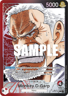 Monkey.D.Garp (002) (Alternate Art) - Paramount War (OP02)