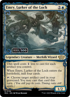 serial number mtg cards Emry, Lurker of the Loch (Serial Numbered)