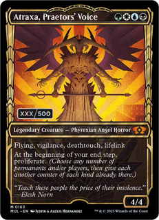 Atraxa, Praetors' Voice (Serial Numbered) - March of the Machine: Multiverse Legends (MUL)