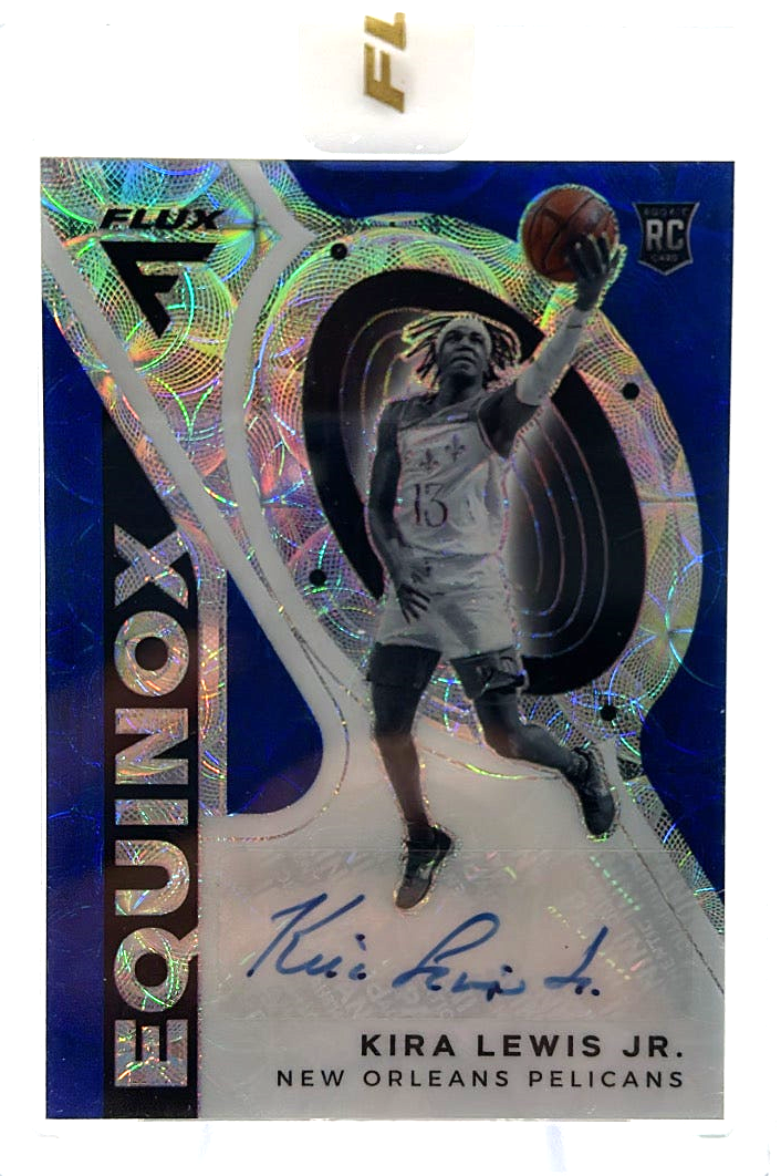 2020-21 Flux Basketball - Kira Lewis Jr. EQR-KLJ - Blue Auto /5