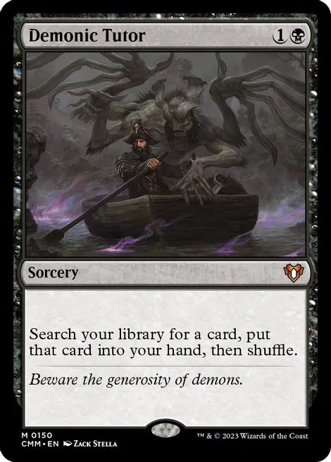 Demonic Tutor (Foil) - Commander Masters (Near Mint)