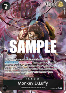Monkey.D.Luffy (090) (Alternate Art) - Kingdoms of Intrigue (OP04)