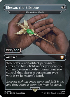 Elessar, the Elfstone - Cloudstone Curio (Serial Numbered) - Commander: The Lord of the Rings: Tales of Middle-earth (LTC)