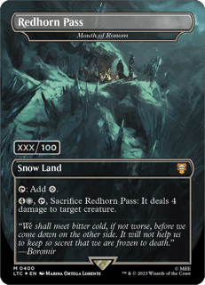 Redhorn Pass - Mouth of Ronom (Serial Numbered) - Commander: The Lord of the Rings: Tales of Middle-earth (LTC)