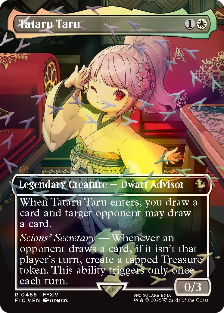 Tataru Taru (Borderless) (Chocobo Track Foil)