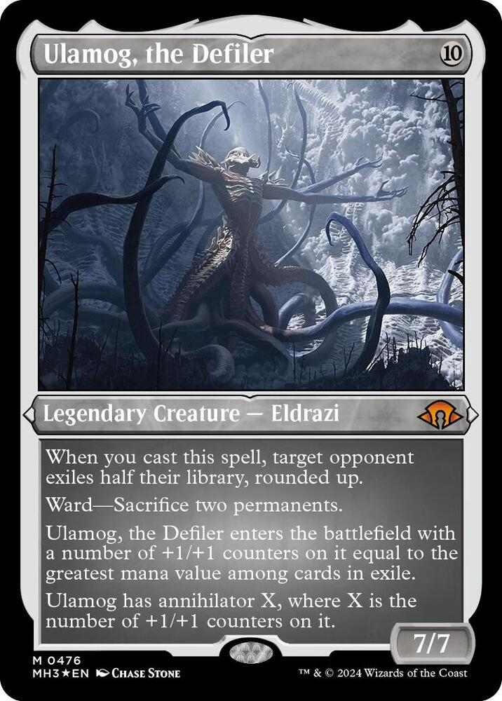 Ulamog, the Defiler (Foil Etched) - Modern Horizons 3 (MH3)