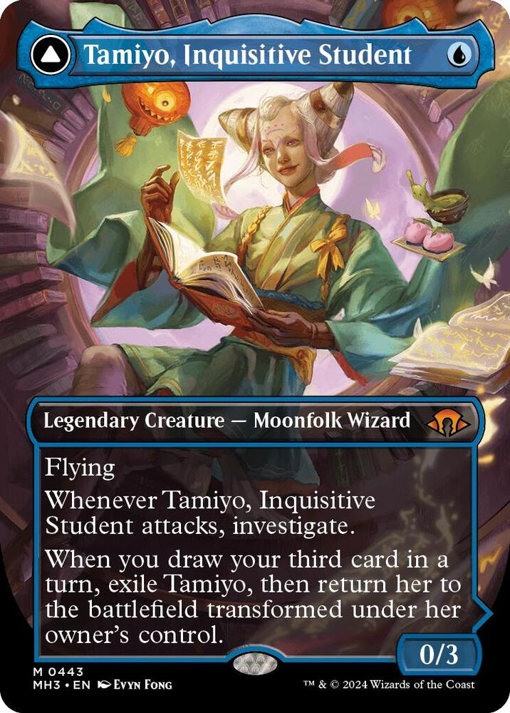 Tamiyo, Inquisitive Student (Borderless) - Modern Horizons 3 (MH3)