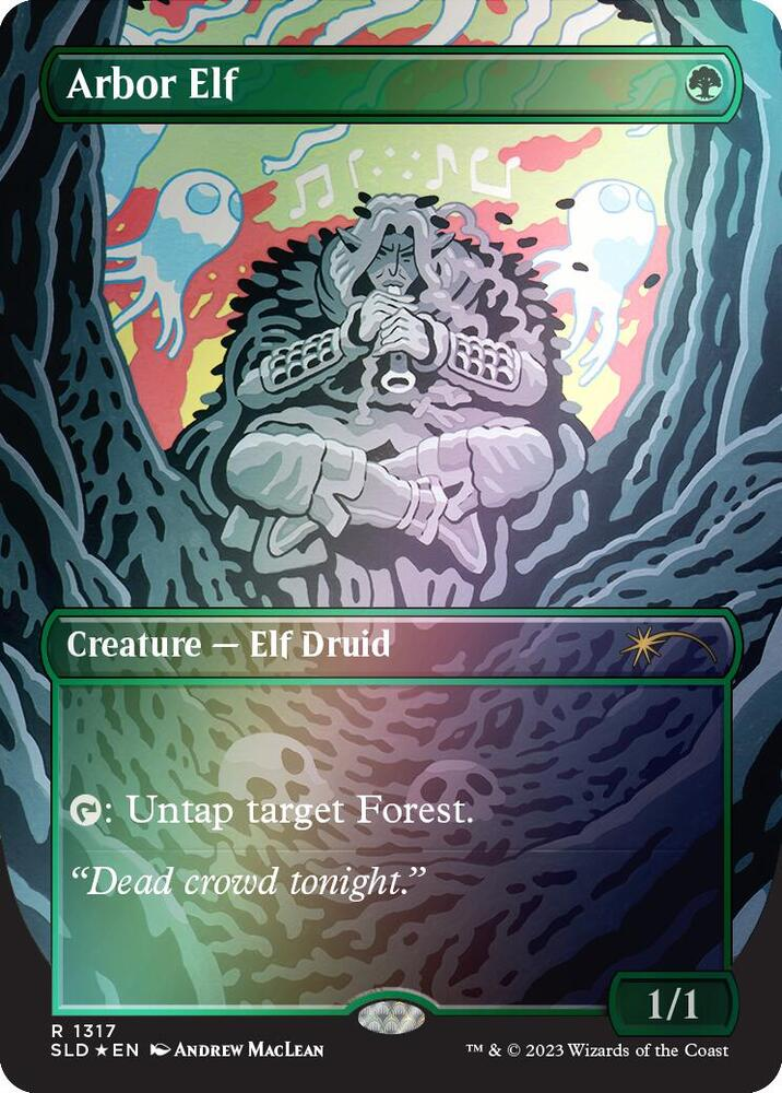 Arbor Elf (Rainbow Foil) - Secret Lair Drop Series (SLD)