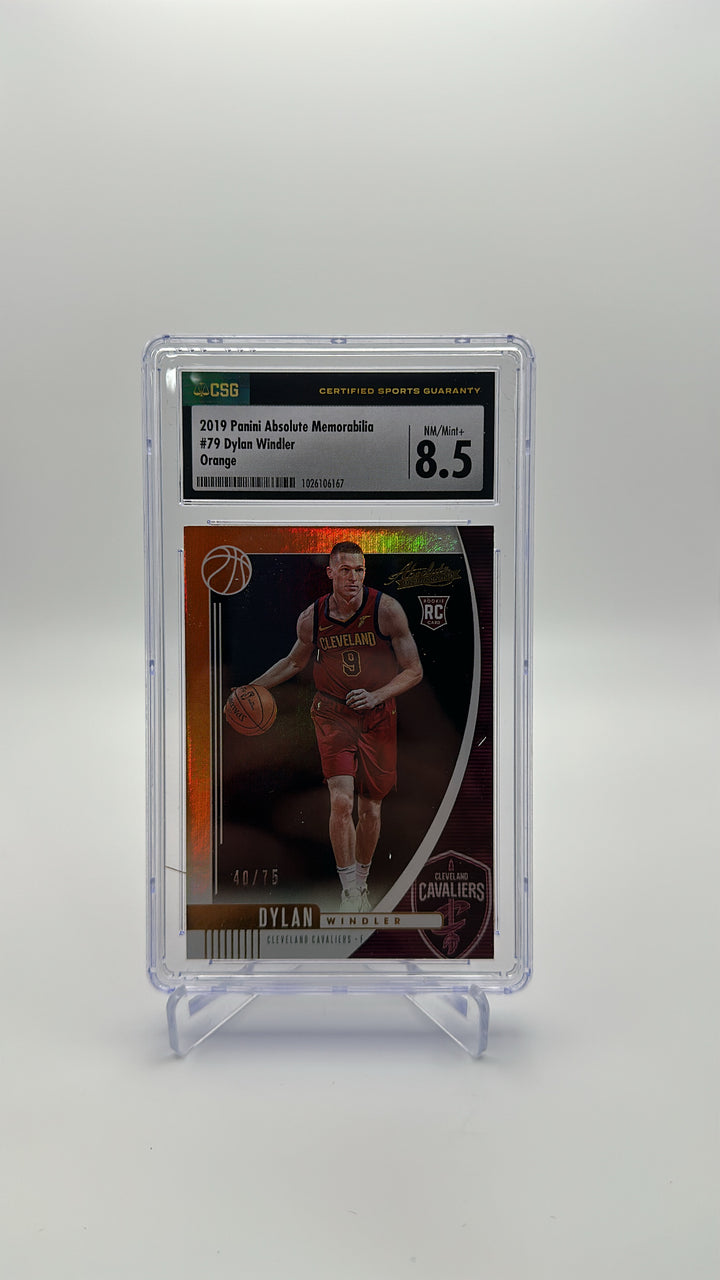 2019 Panini Absolute Memorabilia  - Dylan Windler 79 - Orange /75 - CSG CGC 8.5