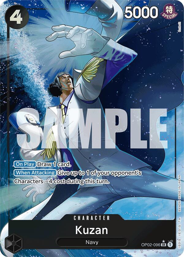 Kuzan (OP02-096) (Alternate Art) - Premium Booster -The Best- (PRB-01)