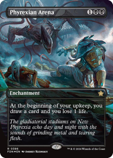 Phyrexian Arena (Borderless) (Mana Foil) - Foundations (FDN)