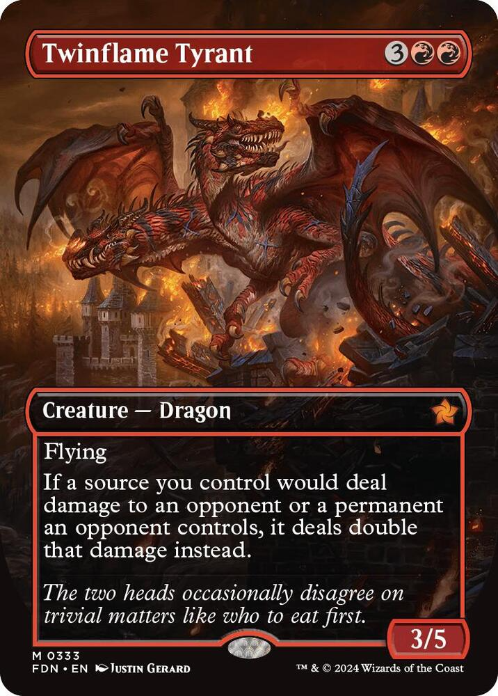 Twinflame Tyrant (Borderless) - Foundations (FDN)