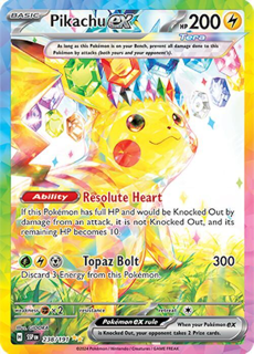 Pikachu ex - 238/191 - SV08: Surging Sparks (SV08)