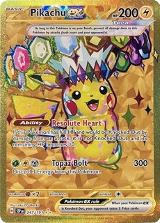 Pikachu ex - 247/191 - SV08: Surging Sparks (SV08)