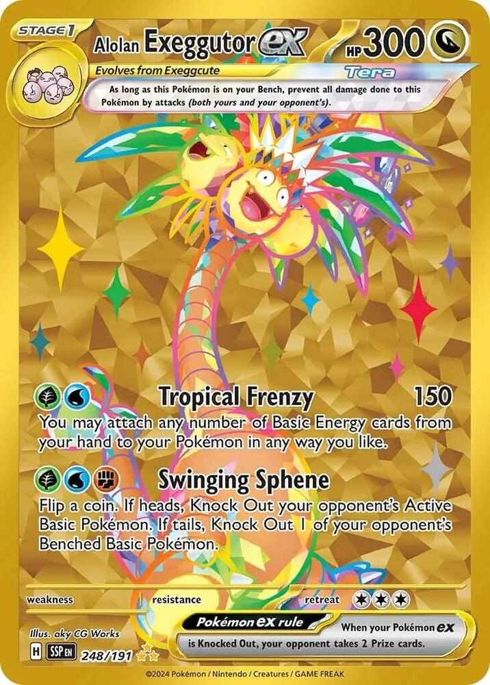 Alolan Exeggutor ex - 248/191 - SV08: Surging Sparks (SV08)