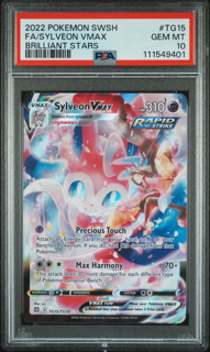 Sylveon Vmax TG15/TG30 Trainer Gallery Brilliant Stars - 2022 Pokemon - PSA 10