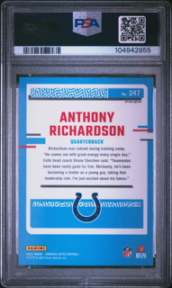 2023 Panini Donruss Optic - Anthony Richardson 247 - Holo  - PSA 10