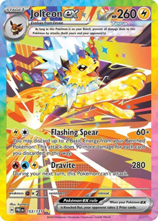 Jolteon ex - 153/131 - SV: Prismatic Evolutions (PRE)