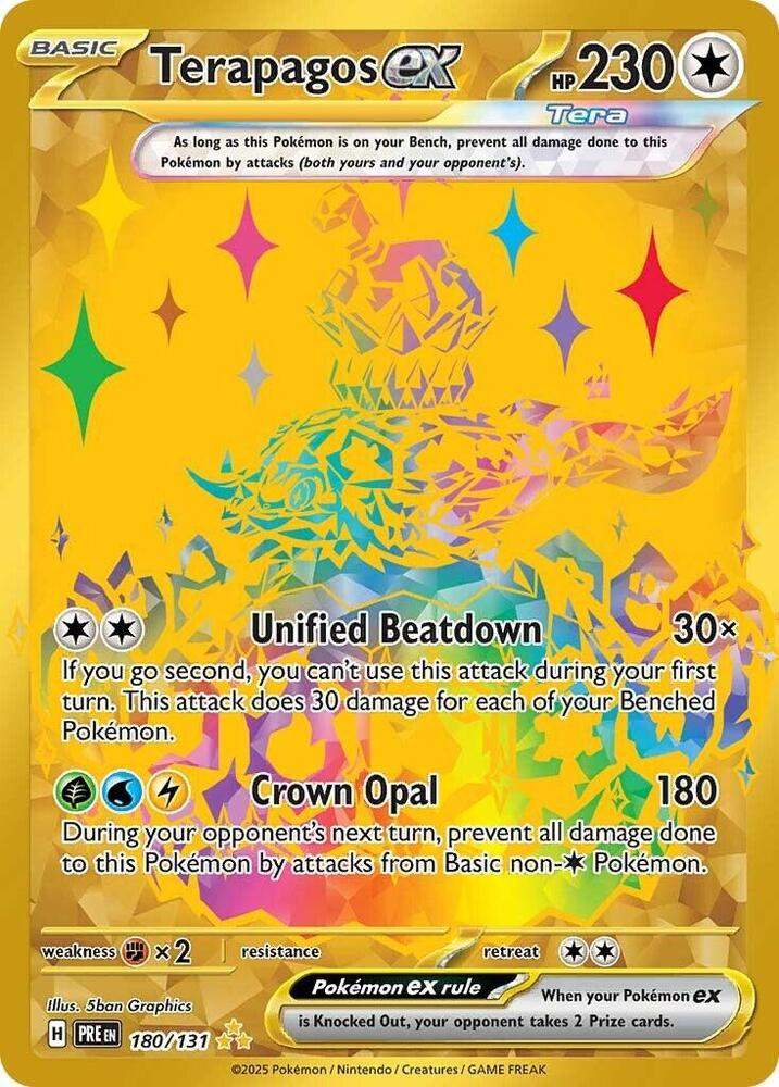 Terapagos ex - 180/131 - SV: Prismatic Evolutions (PRE)