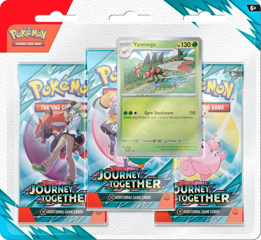 2025 Pokemon SV - Journey Together 3 Pack Blister Cash Cards Unlimited 2025 Pokemon SV - Journey Together 3 Pack Blister Cash Cards Unlimited