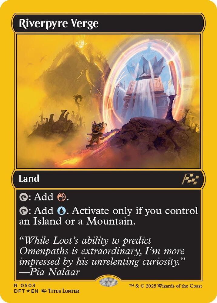 Riverpyre Verge (First-Place Foil) - Aetherdrift (DFT)