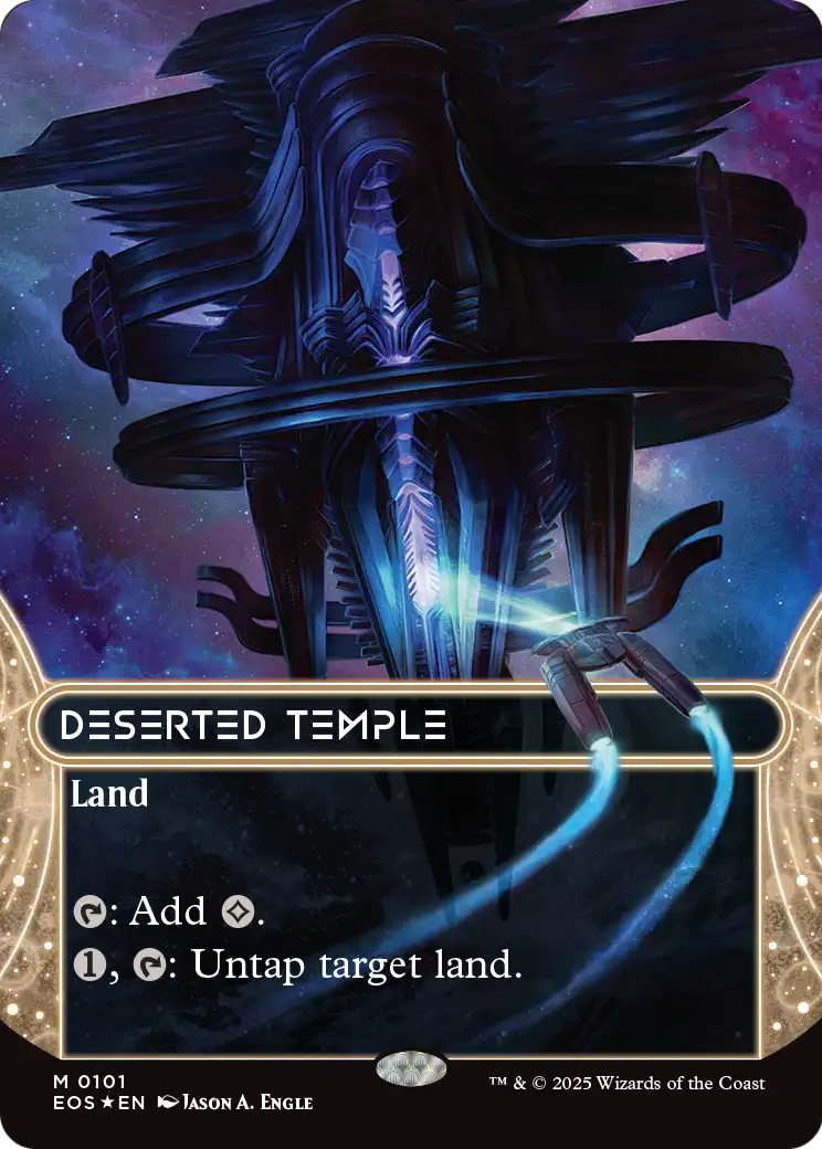 Deserted Temple (0101) (Borderless) (Galaxy Foil)