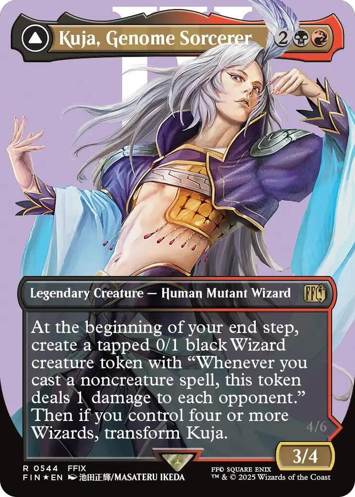 Kuja, Genome Sorcerer (Borderless) (Surge Foil) - Final Fantasy (FIN)