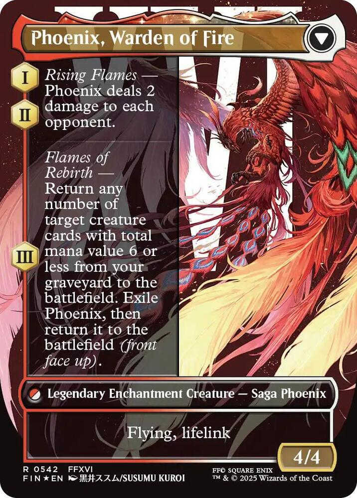 Joshua, Phoenix's Dominant (Borderless) (Surge Foil) - Final Fantasy (FIN)