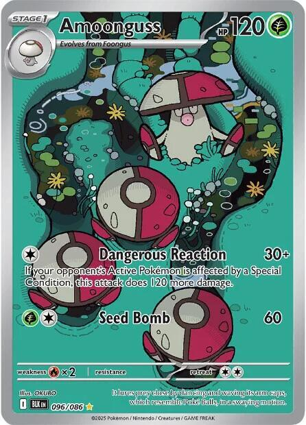 Amoonguss - 096/086 - SV: Black Bolt (BLK)