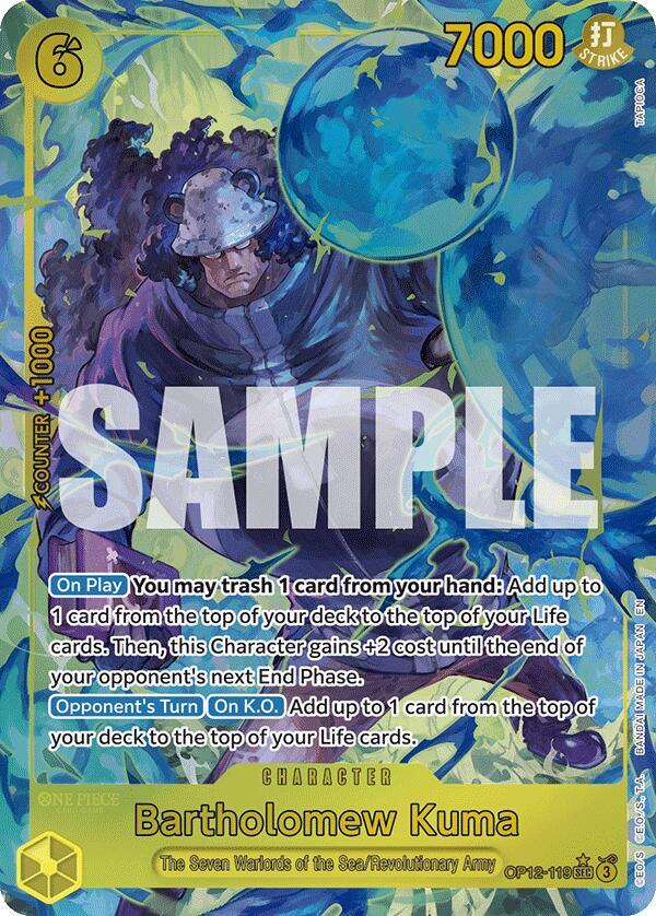 Bartholomew Kuma (Alternate Art) - Legacy of the Master – Cash Cards ...