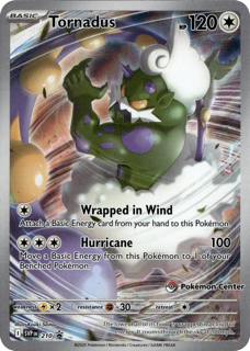 Tornadus - 210 (Pokemon Center Exclusive) - SV: Scarlet & Violet Promo Cards