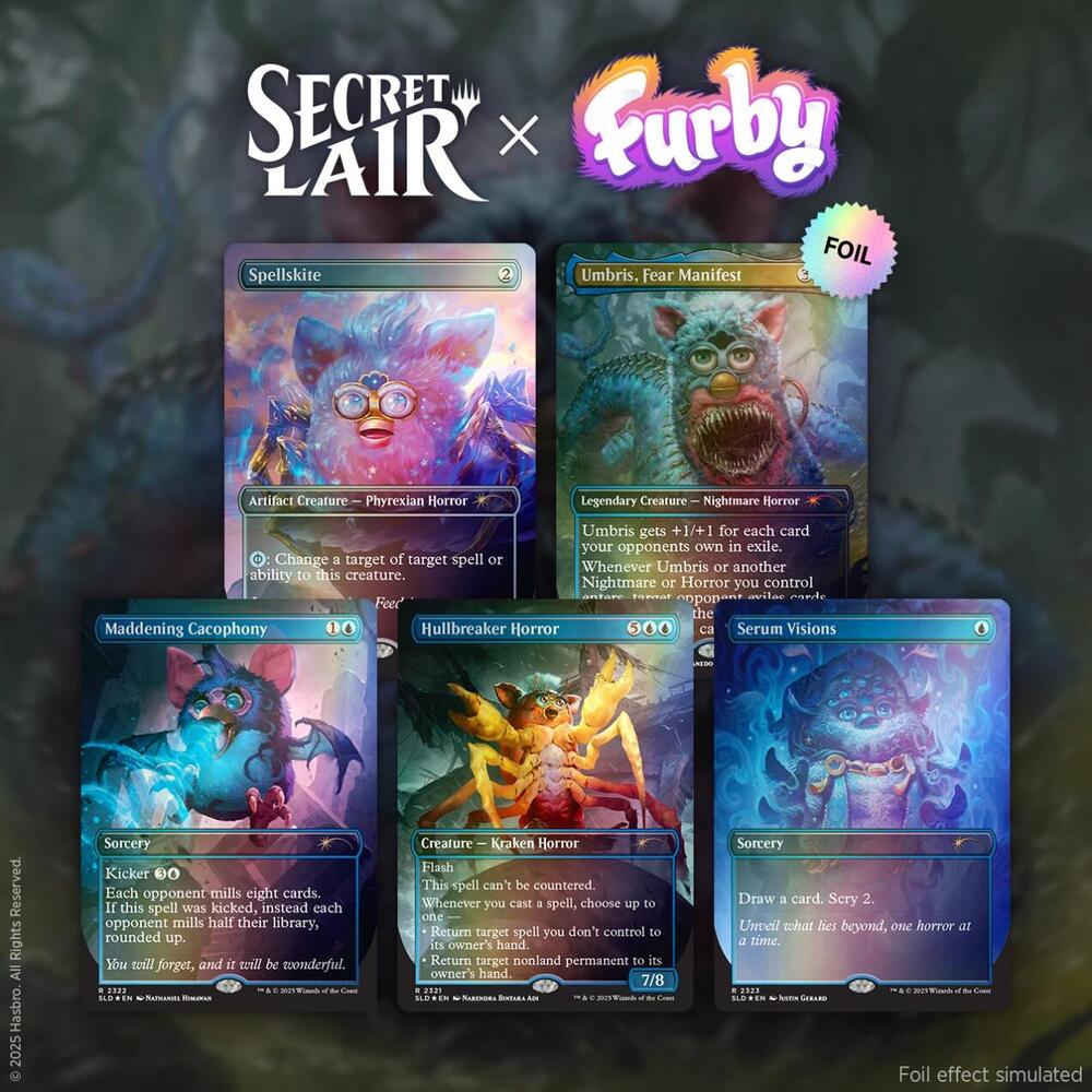 Secret Lair Drop: Secret Lair x Furby: The Oddbodies - Rainbow Foil Edition