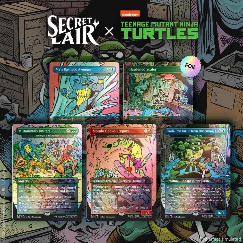 Secret Lair x Teenage Mutant Ninja Turtles: The Mighty Mutanimals - Traditional Foil Edition