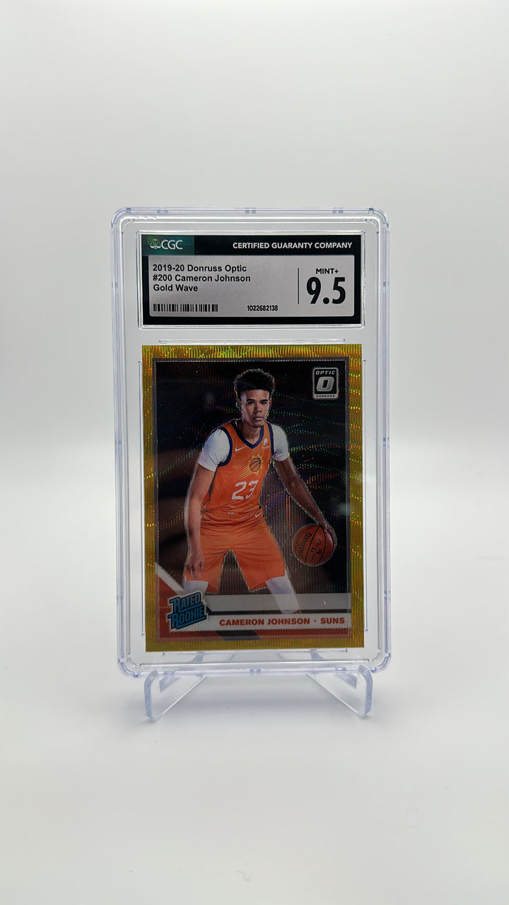 2019-20 Donruss Optic - Cameron Johnson 200 - Gold Wave - CGC 9.5