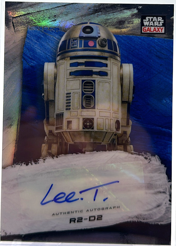 2022 Topps Star Wars Galaxy - R2-D2 GA-LT - Blue Auto /150