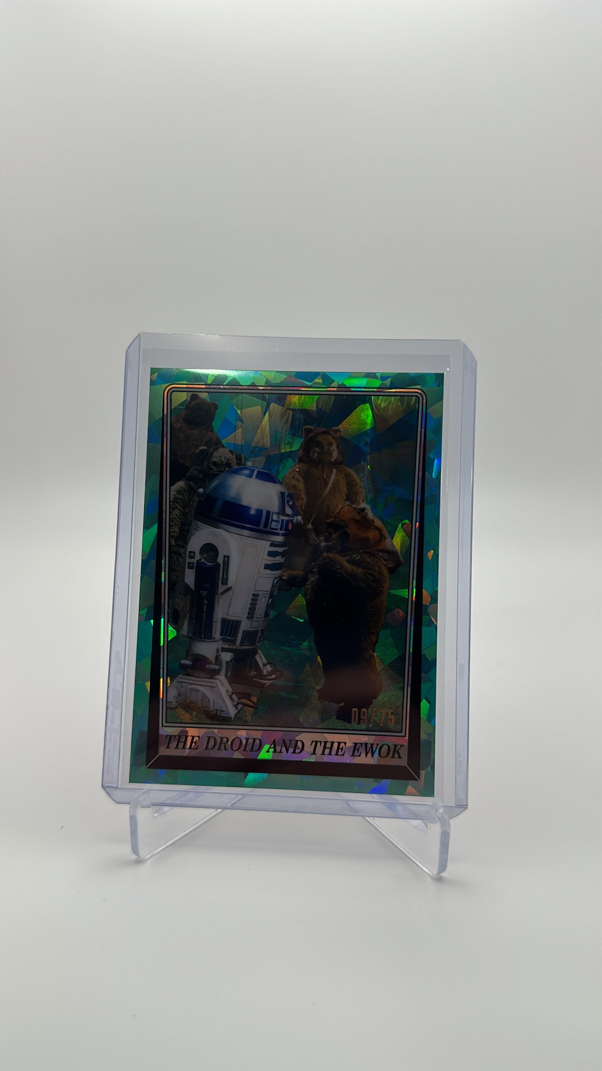 2023 Star Wars Sapphire - The Droid And The Ewok 90 - Teal /75