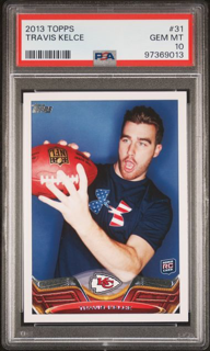 2013 Topps Football - Travis Kelce 31 - PSA 10