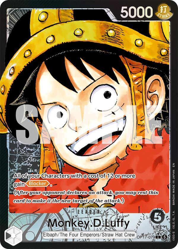 Monkey.D.Luffy (079) (Alternate Art) - The World's Strongest Warriors (OP17)