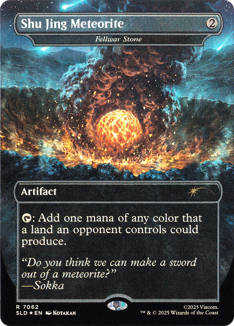 Shu Jing Meteorite - Fellwar Stone (Rainbow Foil)