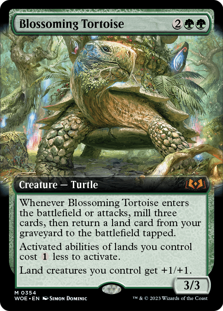 Blossoming Tortoise (Extended Art)