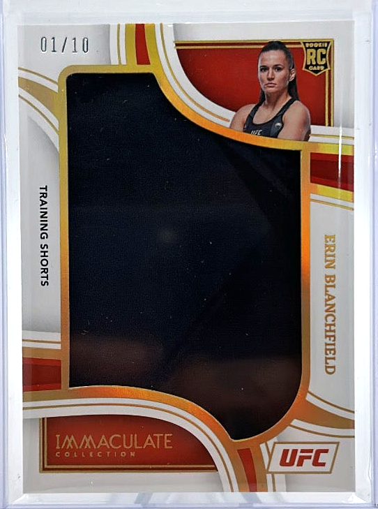 2023 Panini Immaculate UFC - Erin Blanchfield JM-EBA - Jumbo Training Shorts /10