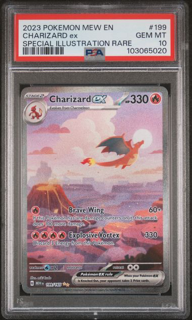 Charizard ex 199/165 Scarlet & Violet 151 - 2023 Pokemon - PSA 10